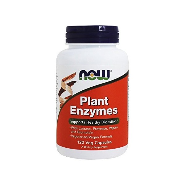 Now Foods Plant Enzyme 120 capsules Standard - Vitamines, minéraux et santé - Enzymes