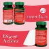 Essentialis Digest Acidité – Comprimés à croquer Calcium & Magnésium – Bien-être digestif et équilibre du pH – Goût Fraise – 