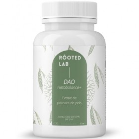 120 caps DAO VEGAN – Haute dose 300 000 HDU par dose journalière – Gélules gastro-résistantes – Enzyme DAO 100% végétale avec