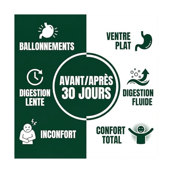 Probiotique Flore Intestinale 60 Milliards UFC - Complexe Souches Multiples & Prébiotiques Magnésium Silicium - Digestion Ven
