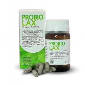 PROBIOLAX Complément pour Transit Intestinal Régulier et Bien-être Digestif, 30 Capsules avec FOS Prébiotiques, Seine, Prune,