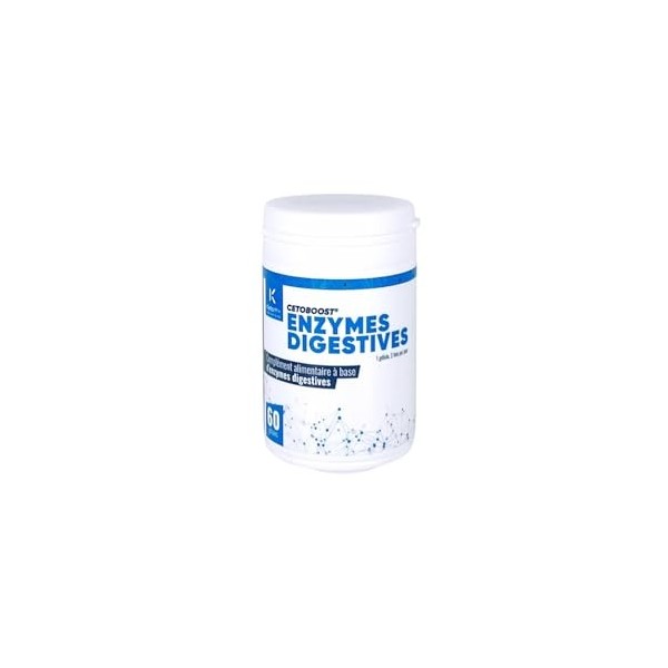 CetoBoost® DigeZyme® : Complexe dEnzymes Digestives Premium | Soutien Digestion | Réduit Ballonnements & Gaz | Amylase Lipas