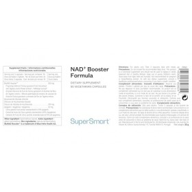 NAD+ Booster Formula - Puissant Booster de NAD+ - Nicotinamide Riboside, Apigénine & BluNAD Booster™ - Étudié Cliniquement - 