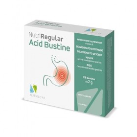 NutriRegular Acid - 28 Sachets Goût Agrumes - Contrôle de lacidité avec Mauve, Bicarbonate - Action protectrice gastrique - 