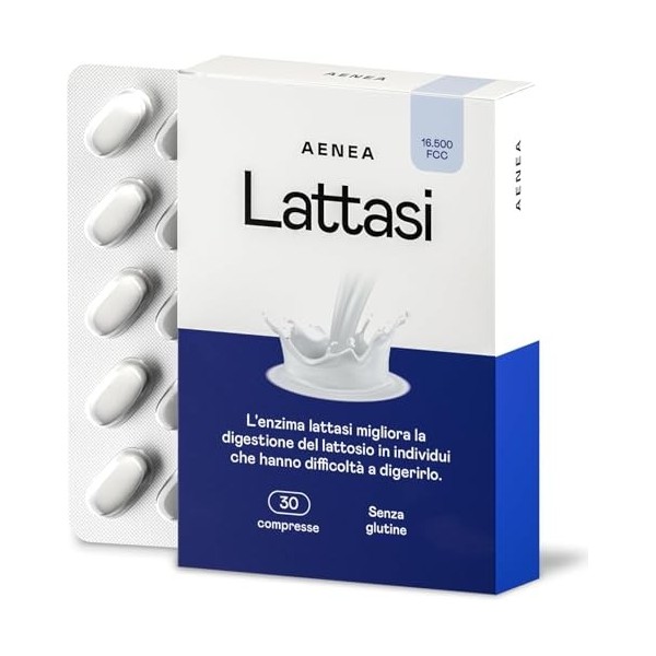 Lactase comprimés à effet immédiat 16500 FCC, 30 Cpr, enzyme lactase à haute dose pour intolérance au lactose, pastilles de l