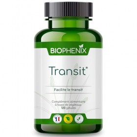 Biophénix Transit 120 Gélules - Complément Alimentaire 100% Naturel à Base de Végétaux - Casse Muette, Enzymes de Papaye Ferm