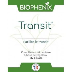 Biophénix Transit 120 Gélules - Complément Alimentaire 100% Naturel à Base de Végétaux - Casse Muette, Enzymes de Papaye Ferm