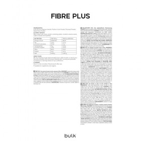 Bulk Fibre Plus, Naturel, 480 g, 60 portions, Soutient la santé digestive & intestinale, Fibres solubles & insolubles, Aide à