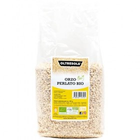 Oltresole, Orge perlé italien biologique 1 kg, Grain biologique riche en fibres, bon pour les soupes, les salades et les pota