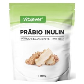 Poudre dinuline prébio - 1100 g 1,1 kg - Haute teneur en fibres - Prébiotique - Contrôlé par des résidus - Origine Europe 