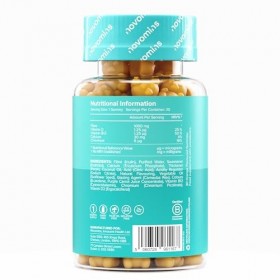 Gommes à mâcher aux fibres pour enfants - Complément en fibres 1000 mg avec chrome, vitamine D - Pour la santé intestinale et