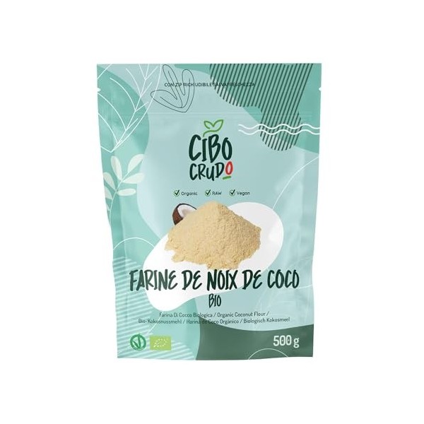 Farine de Souchet Bio - 250g. Noix Tigrée Moulue Parfait Pour la Pâtisserie Naturel et Sans Additifs de Cyperus Esculentus Pa...