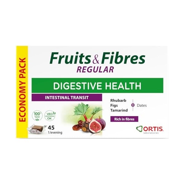 Ortis Cubes à mâcher Fruits & Fibre - 45 Eco Pack
