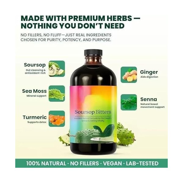 Sour - sop - soutient la santé digestive et la fonction immunitaire