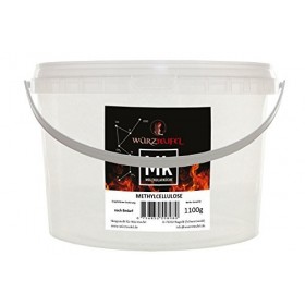 Methylcellulose, MC, gélifiant et épaississant E 461 Cuisine moléculaire PE Seau 1100 g 1,1 kg 