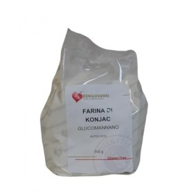 BONGIOVANNI FARINE E BONTA NATURALI Farine de Konjac poudre de Glucomannane 500g