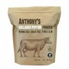 Anthonys Poudre de peptide de collagène, 1 lb, pure hydrolysée, sans gluten, compatible céto et paléo