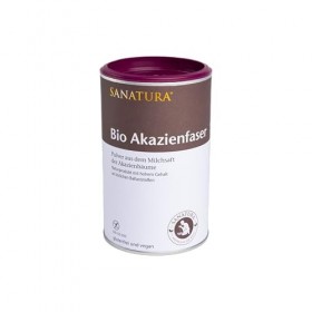 Sanatura Fibres dacacia en poudre bio - 180 g - fournisseur de fibres dacacia précieux - fibres solubles - vegan, sans glut