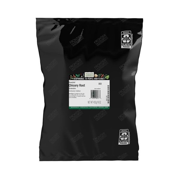Frontier Bulk Chicory Root Granules Roasted , 1 lb. package