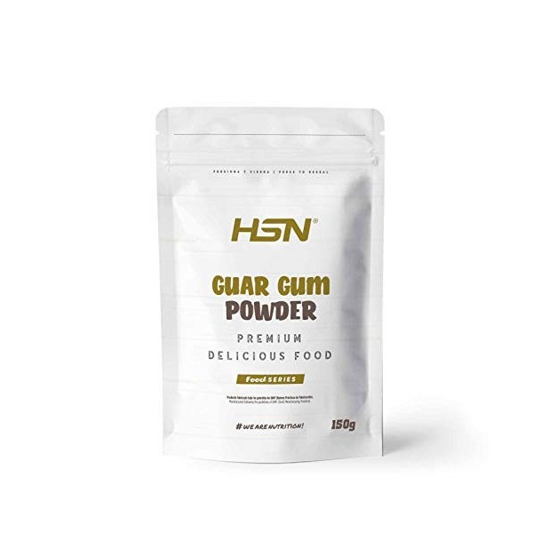 HSN Gomme de Guar en poudre - 1 Kg - Épaississant alimentaire - Fibres solubles pour lépaississement - Sans gluten, sans lac ...