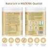 MADENA PrébioVital - 300 g - Fibres prébiotiques pour favoriser la digestion - Avec poudre de baobab et de fibres dacacia - 