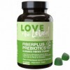 Love and be Loved FiberPlus Transit – Gummies Fibres Prébiotiques jusqu’à 5 g/j – FOS Betterave – Digestion & Microbiote – 