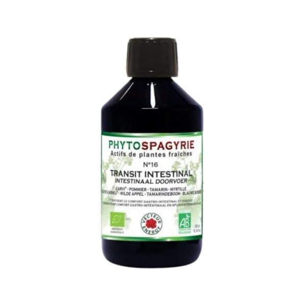 Phytospagyrie Transit intestinal n°16 BIO 300ml Vecteur Energy