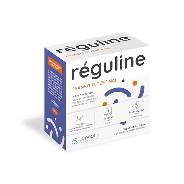 Réguline – Inuline Prébiotique & Fibre Alimentaire Naturelle – Aide le Transit Intestinal & Confort Digestif – Inuline de Chi...