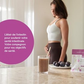 Equilibre Intestinal | 450 g | Fibre en poudre avec Psyllium Husk, Inuline Prébiotique et Probiotiques | 3.2 Billion CFU di
