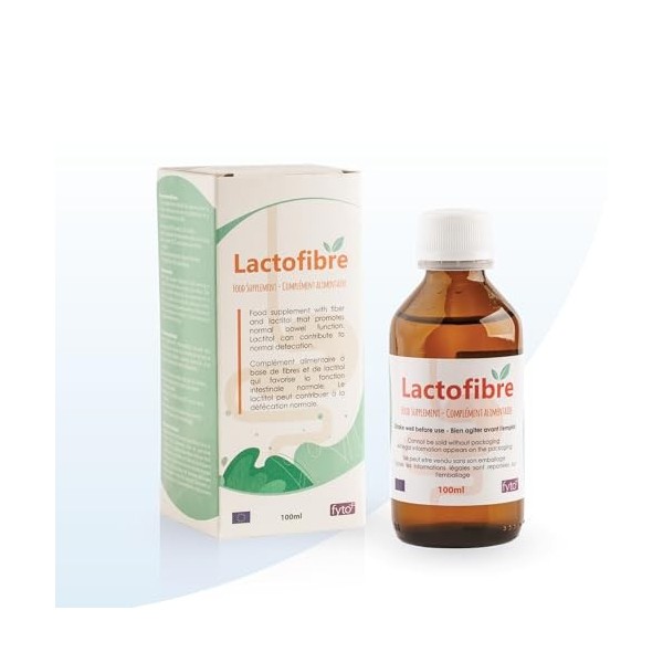 Lactofibre – Constipation Douce & Transit Lent | Fibres Solubles + Lactitol | Femme Enceinte & Allaitante | Goût Prunes | San