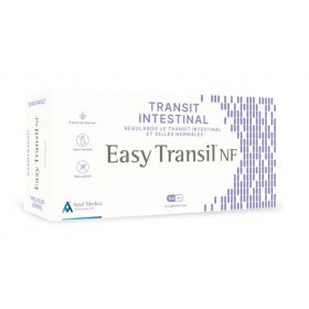 Easy Transil NF - Transit intestinal & Selles normales - Complément alimentaire - 32 et 64 gélules Fibre alimentaire