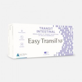 Easy Transil NF - Transit intestinal & Selles normales - Complément alimentaire - 32 et 64 gélules Fibre alimentaire