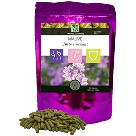 NAKURU | Mauve | Gamme Équilibre | Fabriqué en France | "LHerbe à Fromages !" 500 Gélules de 265mg / Poids Net: 132,5g 