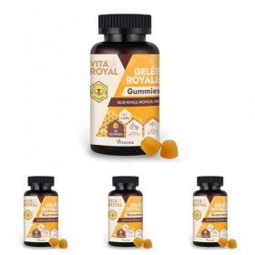 Vitavea - Gummies Gelée Royale - Bienfaits Naturels de la Ruche - Tonus et Vitalité - Gelée royale, Propolis, Miel - 30 gummi