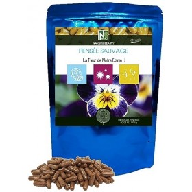 NAKURU | Pensée Sauvage | Gamme Beauty | Fabriqué en France | "La Fleur de Notre Dame!" 500 Gélules Végétales de 295mg / Poi ...
