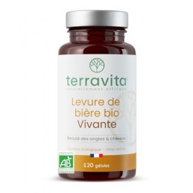 LEVURE DE BIÈRE Active BIO | Naturellement Riche en Biotine, Vitamines et Minéraux | Pousse des Cheveux, Ongles Forts et Peau