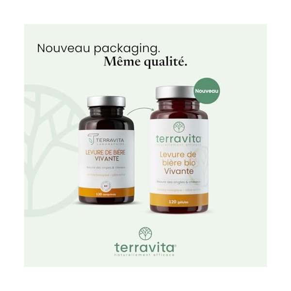 LEVURE DE BIÈRE Active BIO | Naturellement Riche en Biotine, Vitamines et Minéraux | Pousse des Cheveux, Ongles Forts et Peau