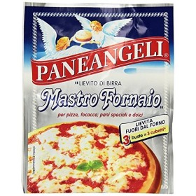 Paneangeli: Lot de 4 paquets de levure de bière italienne "Lievito Per Pane" 21 g Import Allemagne 