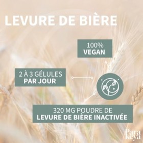 Parakeya - Levure de Bière 320 mg - 60 gélules - Complément alimentaire Levure de bière