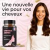 Cure Cheveux Abîmés – Levure de bière, Zinc, Vitamines B1, B3, B5, B6, B8, B9, B12 – Complément Alimentaire - 1 mois – 60 gél