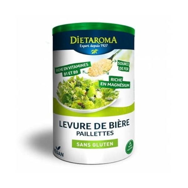 Levure de biere Paillettes - Pot 175 g Dietaroma