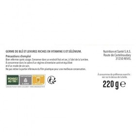 GERBLÉ MIX GERME DE BLÉ ET LEVURE DE BIÈRE À SAUPOUDRER 220G, GERBLE, LOT DE 3