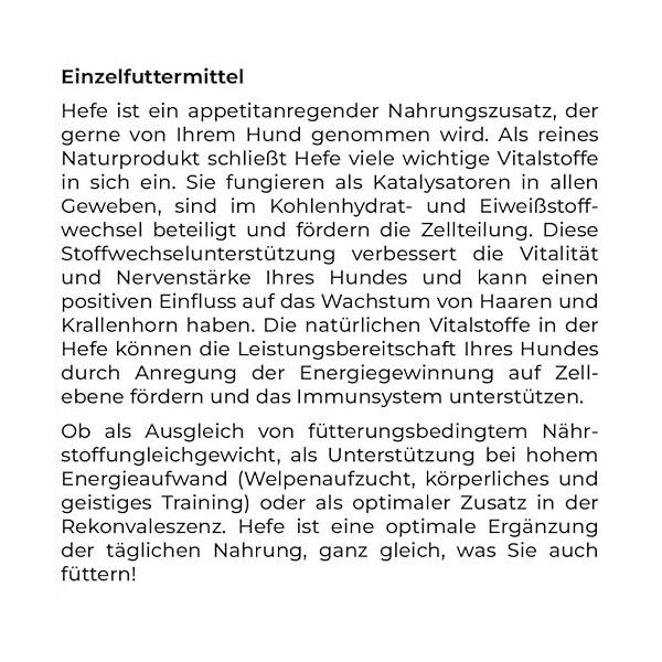 Canina Levure en Poudre, 1 Paquet Levure de bière