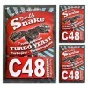 3 x Turbo Levure Double Snake C48 Vodka Alcool - 21%, 3 x 130g Levure de bière
