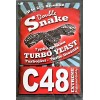 3 x Turbo Levure Double Snake C48 Vodka Alcool - 21%, 3 x 130g Levure de bière