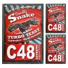 3 x Turbo Levure Double Snake C48 Vodka Alcool - 21%, 3 x 130g Levure de bière