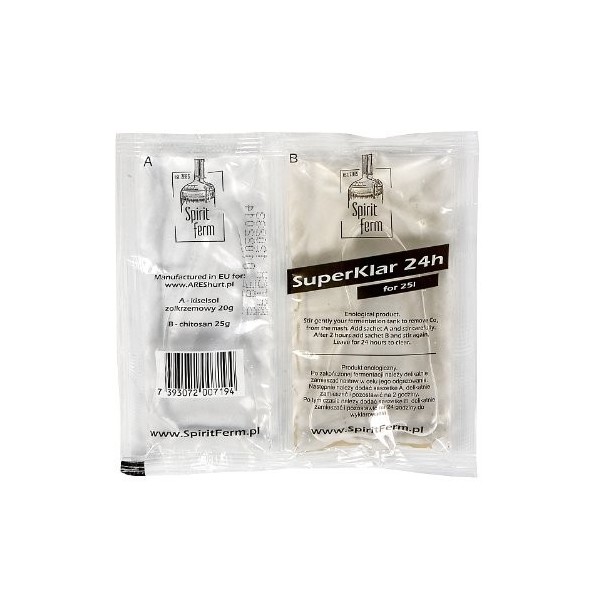 CLARIFIANT SUPERKLAR 24h - Super Klar Turboklar Turbo Klar Distillateurs Levure Rapide Levures Alcotec
