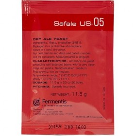 Fermentis Levure sèche - Safale US-05 11oz Levure de bière