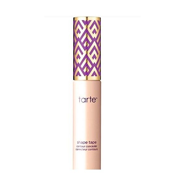 Tarte Shape Tape Contour Correcteur de teint Sable moyen 34S Peau moyenne avec des nuances jaunes