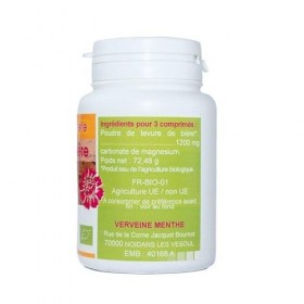 LEVURE DE BIERE BIO AB dosés à 400 mg en comprimés.